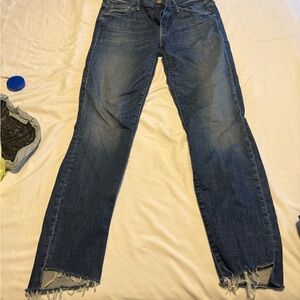 MOTHER Dark Blue Denim Jeans